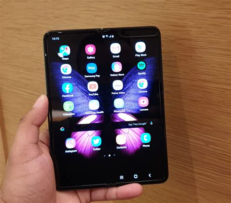 worlds  foldable smartphone samsung galaxy fold launches  india price specs