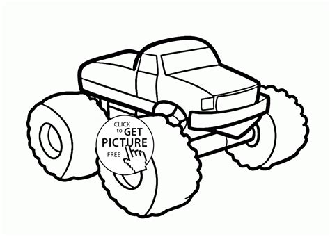 monster car coloring page  kids transportation coloring pages