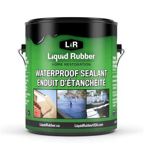 liquid rubber waterproof sealant multi surface leak repair indoor