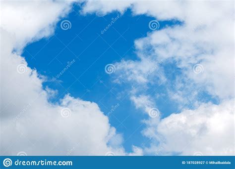 beautiful clouds movement   sky white clouds background stock