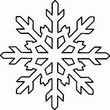 Snowflake Snowflakes Clipartmag sketch template