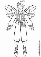 Coloring Pages Fairy Brian sketch template