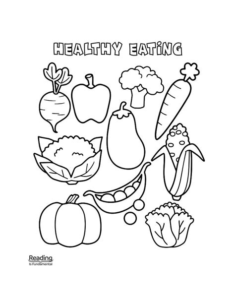 healthy eating coloring sheet   kids activity center healthy