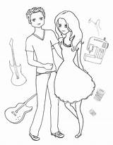Boyfriend Girlfriend Cute Coloring Pages Him Printable Tags Sheets Getdrawings Drawings Easy Color Drawing Favors Thank Party Getcolorings Adults Colorings sketch template