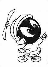 Baby Coloring Pages Tunes Looney Gonzales Marvin Speedy Martian Cute Getcolorings Colorare Da sketch template