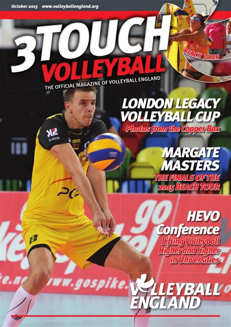 touch volleyball magazine october   volleyball england issuu