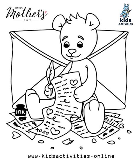 printable mothers day cards  color  kids activities