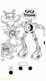 Monsters Wubbox Printable Colouring Monters Getcolorings sketch template