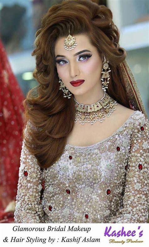 Latest Pakistani Bridals Hairstyle Ideas And Jewelry Designs
