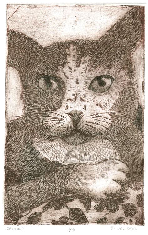 intaglio drypoint print  recycled paper cartons belinda