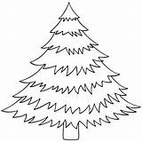 Christmas Tree Printable Clip Coloring Printablee Category sketch template