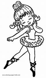 Coloring Pages Ballet Sports Ballerina Color Dance Printable Dancing Kids Sheets Found sketch template