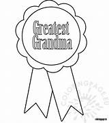 Grandma Coloring Pages Ribbon Grandpa Greatest Happy Birthday Grandparents Granny Grandparent Mothers Sheets Grandmother Craft Crafts Printable Coloringpage Eu Color sketch template