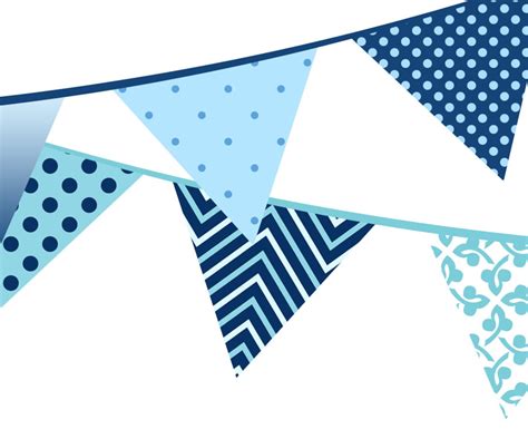 blue bunting clipart bunting clip art commercial  blue etsy uk