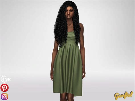 mikele a bright eye catching dress sims 4