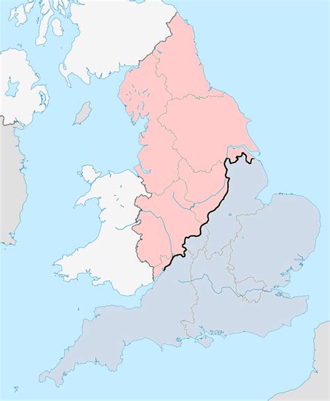 fileengland north south divide map danny dorling version png wikimedia commons