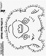 Bear Mask Coloring Pages Little Party Colouring Bears Lb Printable Teddy Themes Face Masks Kids When Birthday Visit Choose Board sketch template
