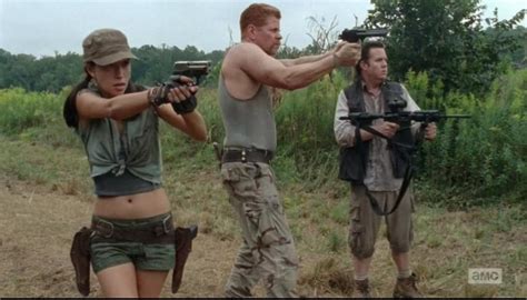 naked christian serratos in the walking dead