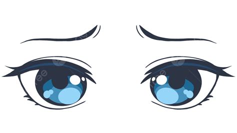 crying eyes sad anime eyes png image  transparent background toppng