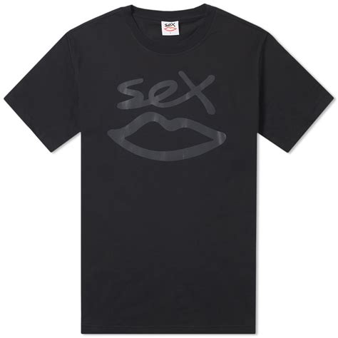 Sex Skateboards Black Logo Tee Sex Skateboards