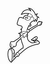 Ferb Phineas Coloring Pages Printable Running Platypus Perry Color Kids Cartoon Print Disney Bestcoloringpagesforkids Getcolorings Categories sketch template
