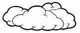 Cloud Clip Outline Cliparts sketch template