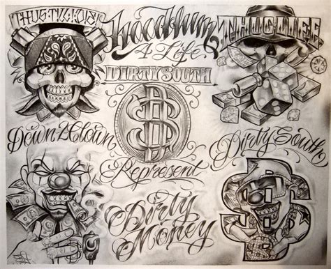 tattoo flash  boog tatuirovki zarisovki  foto crazylife boog tattoo chicano