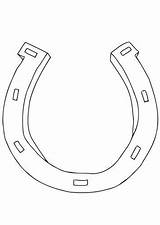 Hufeisen Besuchen Horseshoe Coloring Pferde sketch template