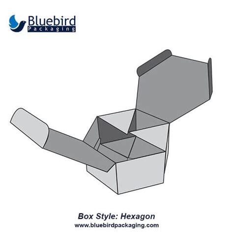hexagon hexagon box printing packaging wholesale hexagon box
