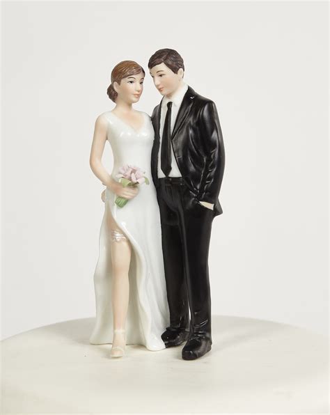 funny sexy tender touch cake topper