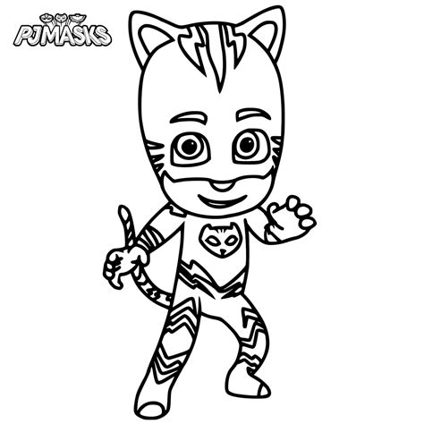 catboy  pjmasks coloring page  printable coloring pages  kids