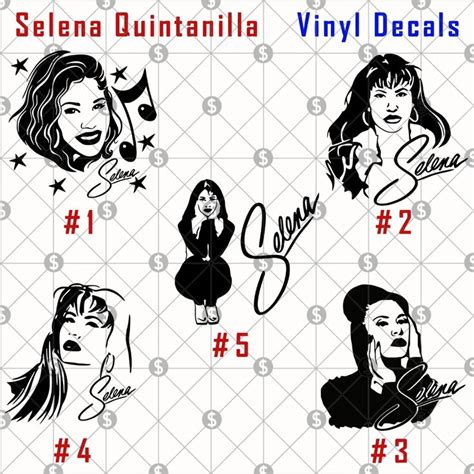 Selena Quintanilla Art Svg Selena Quintanilla Selena Svg