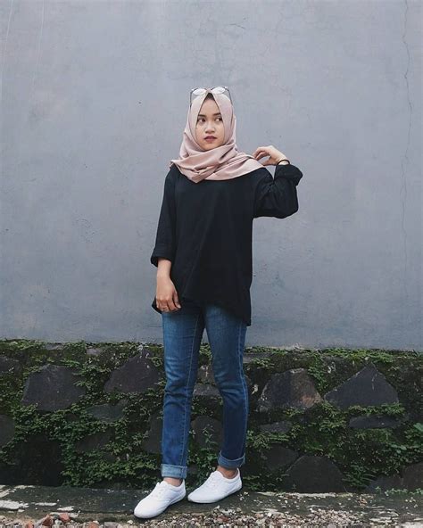 casual ootd hijab pin on hijab outfit casual hijab outfit ootd