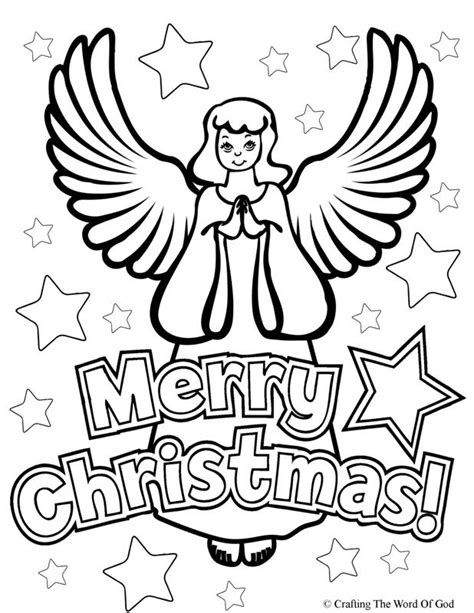 christmas angels coloring page coloring home