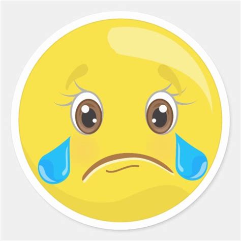 Sad Crying Emoji Stickers
