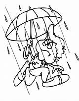 Umbrella Ploaie Regenschirm Kolorowanki Huragan Colorat Dzieci Clopotel Template sketch template