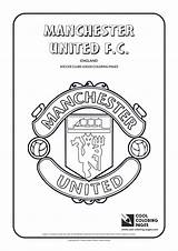 Coloring Manchester Pages United Logo Soccer Logos Cool Football Club Clubs Kids Fc Man Badge Teams Printable Sheets Print Futbol sketch template