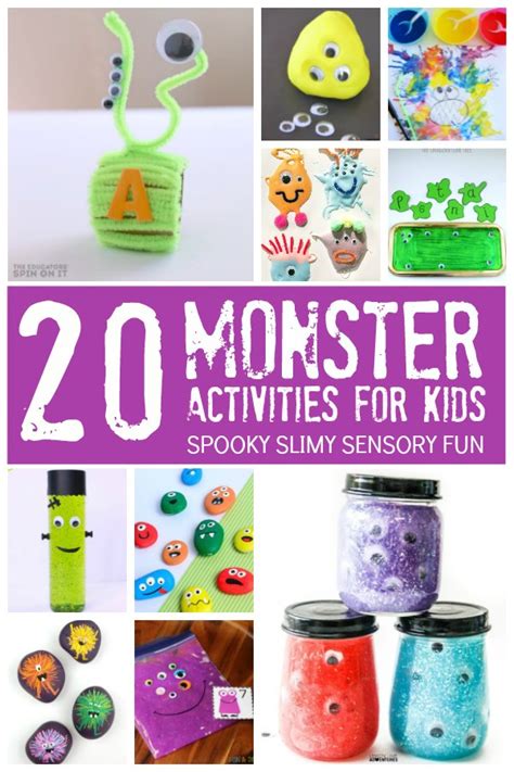 spooky fun monster activities  kids fkakidstv