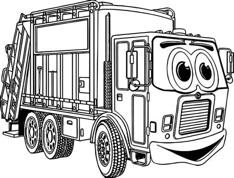 truck cartoon  coloring page wecoloringpagecom