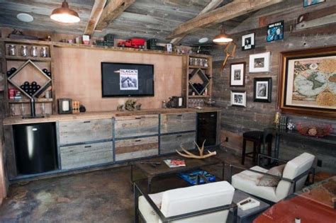 awesome man caves  men masculine interior design ideas