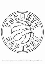 Raptors Toronto Logo Drawing Nba Draw Lakers Step Coloring Drawingtutorials101 Pages Logos Drawings Getdrawings Basketball Learn Team Paintingvalley Crafts Tutorials sketch template