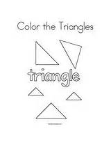Coloring Color Triangles Sheet Pages Template Book Fun School Change Twistynoodle Twisty Noodle sketch template