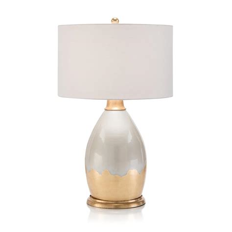 pearlized glass table lamp