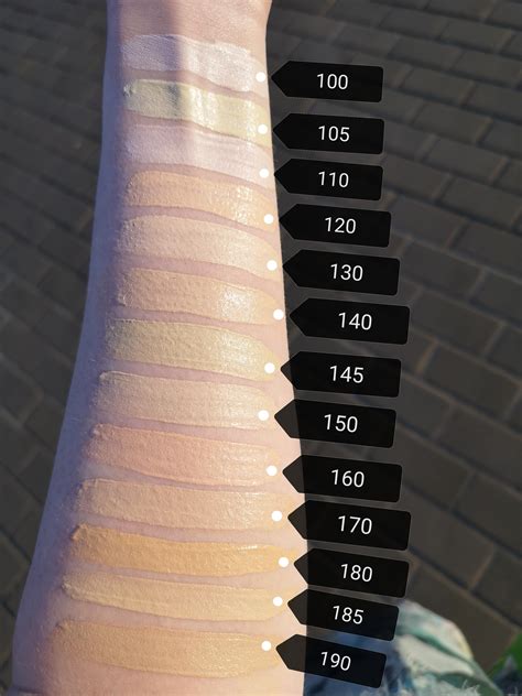 swatches    light shades   fenty beauty pro filtr instant retouch concealer