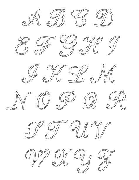 printable uppercase calligraphy letters set freebie finding mom