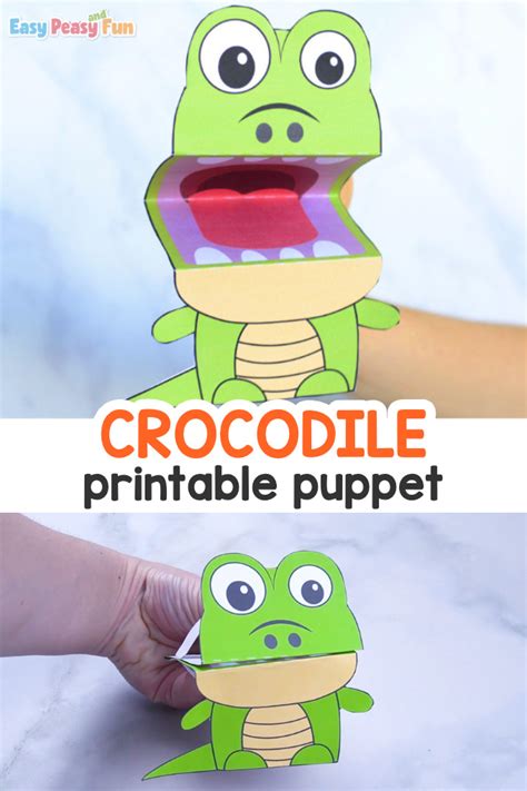 printable crocodile puppet phan mem portable