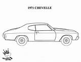 Chevelle 1971 Hamster sketch template