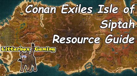 resource locations metal brimstone crystal   conan exiles isle  siptah youtube