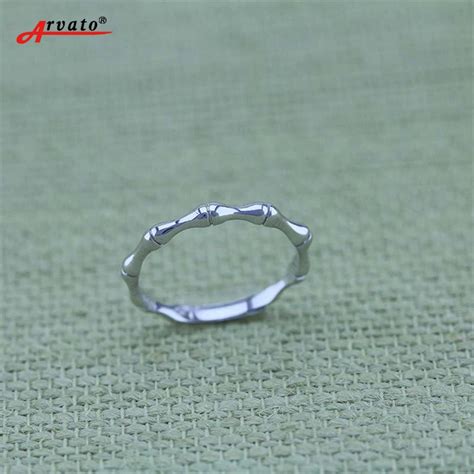 sterling silver ring  women bamboo adjustable toe ring fashion simple ringen beach foot