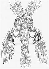 Seraphim Coloring Mech Maker Angels Drawings Wings Deviantart Designlooter Six 92kb sketch template
